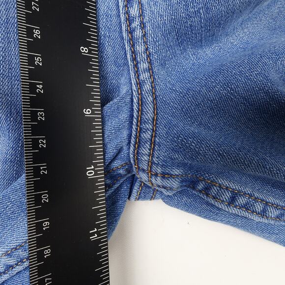 Hollister Womens 13R 31x31 Highest-Rise V-Front Soft Stretch Jeans Wide Flare - Picture 5 of 8